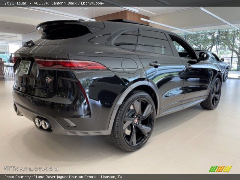 Santorini Black / Ebony/Ebony 2021 Jaguar F-PACE SVR