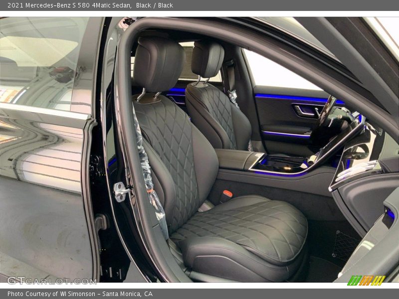 Black / Black 2021 Mercedes-Benz S 580 4Matic Sedan