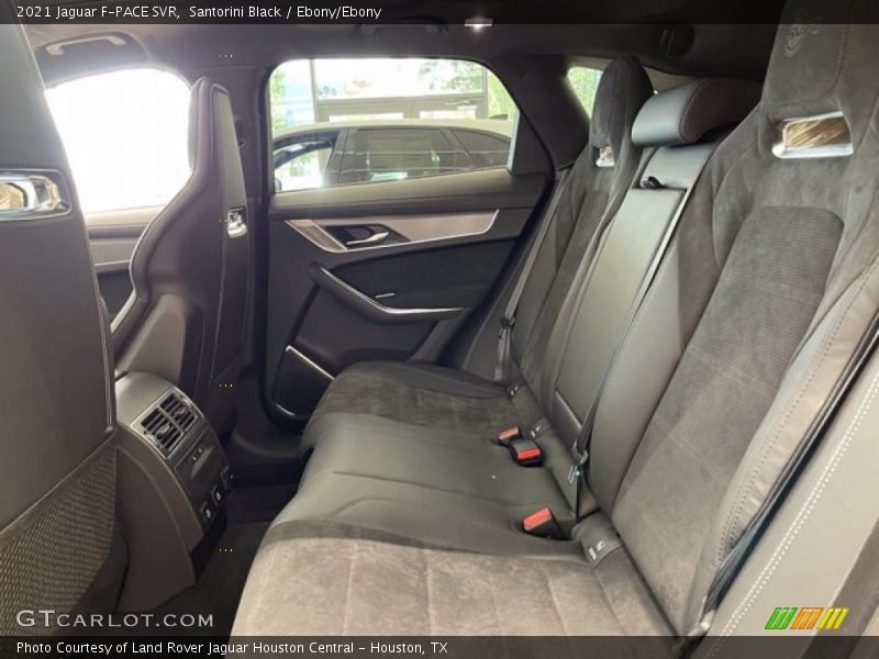 Rear Seat of 2021 F-PACE SVR