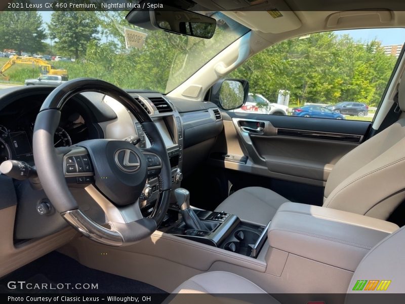 Front Seat of 2021 GX 460 Premium