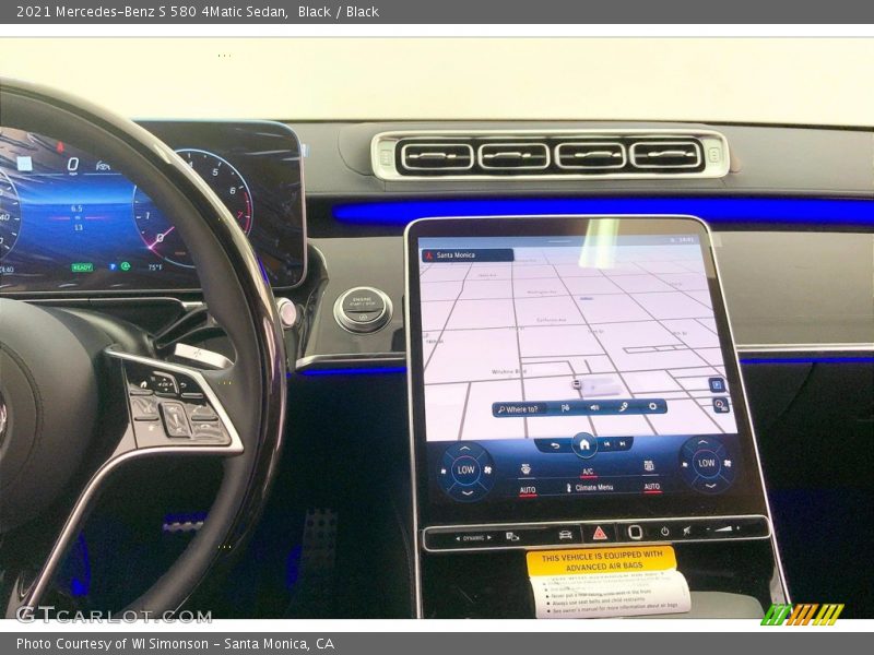 Black / Black 2021 Mercedes-Benz S 580 4Matic Sedan