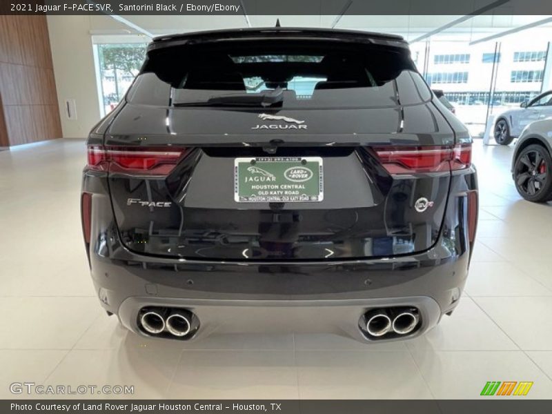 Santorini Black / Ebony/Ebony 2021 Jaguar F-PACE SVR