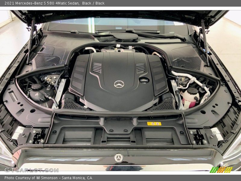 Black / Black 2021 Mercedes-Benz S 580 4Matic Sedan