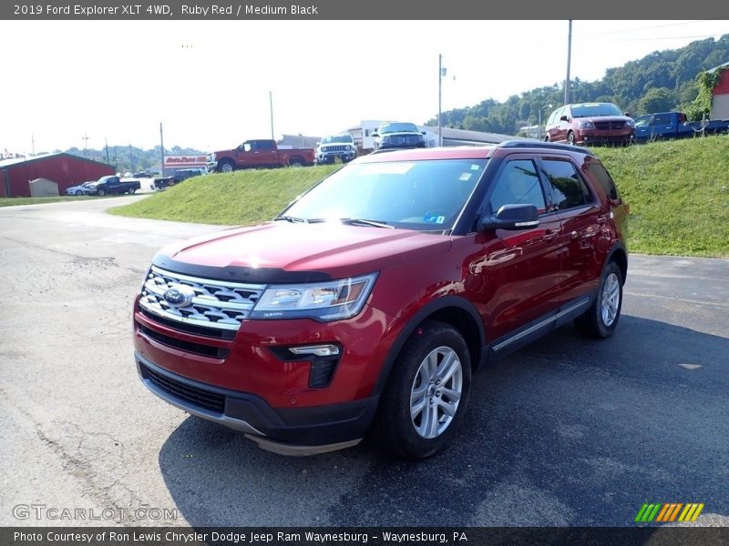 Ruby Red / Medium Black 2019 Ford Explorer XLT 4WD