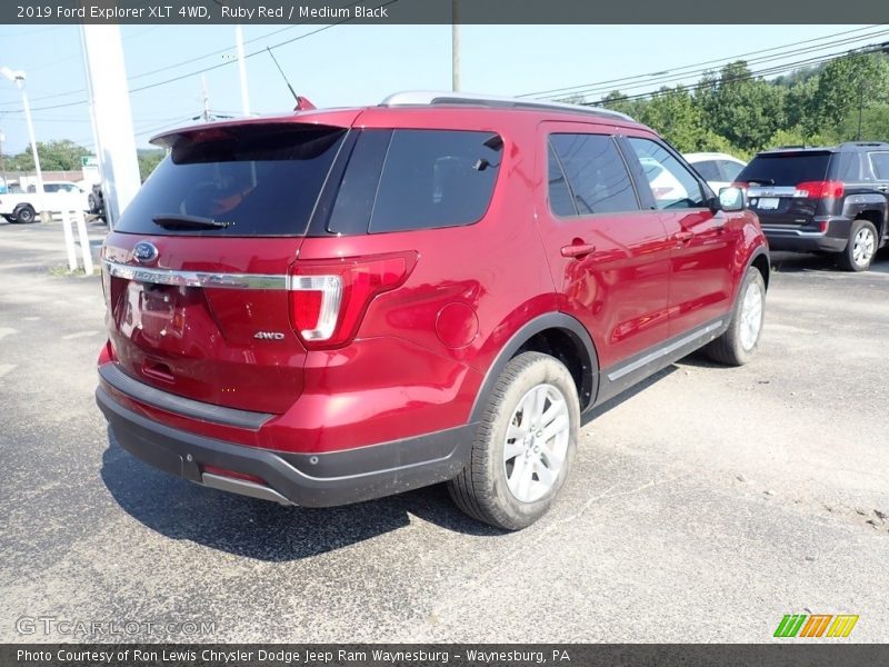 Ruby Red / Medium Black 2019 Ford Explorer XLT 4WD