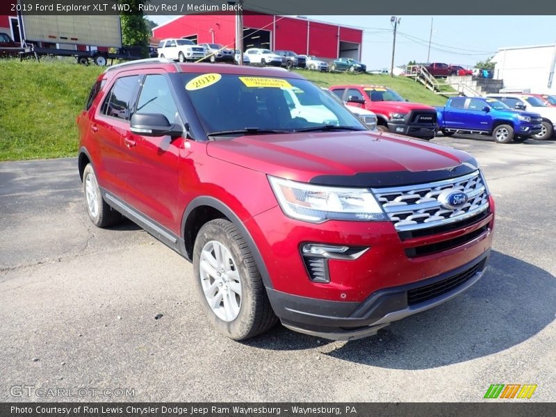 Ruby Red / Medium Black 2019 Ford Explorer XLT 4WD