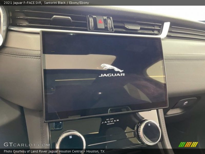 Santorini Black / Ebony/Ebony 2021 Jaguar F-PACE SVR