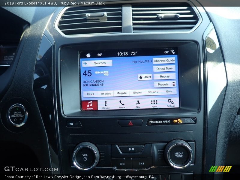 Ruby Red / Medium Black 2019 Ford Explorer XLT 4WD