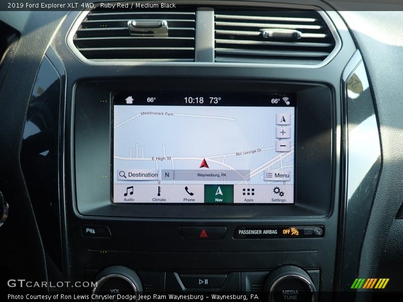 Ruby Red / Medium Black 2019 Ford Explorer XLT 4WD