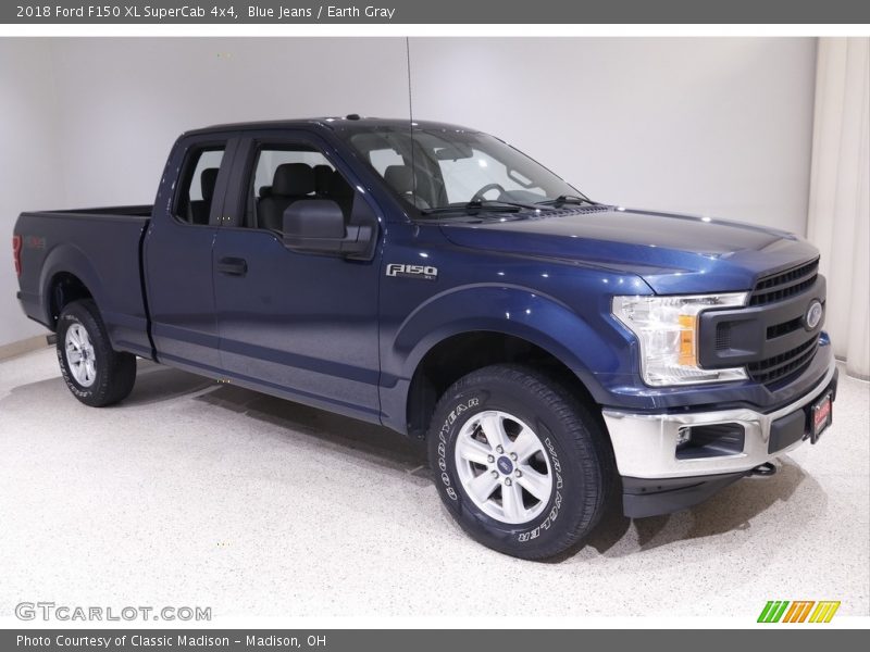 Blue Jeans / Earth Gray 2018 Ford F150 XL SuperCab 4x4