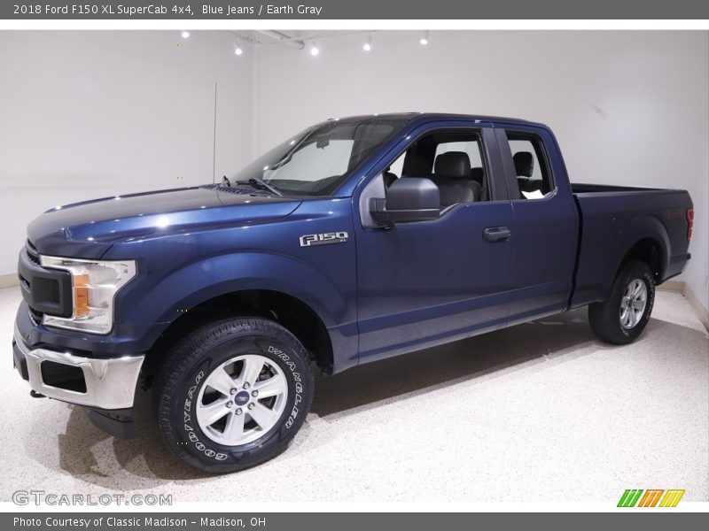 Blue Jeans / Earth Gray 2018 Ford F150 XL SuperCab 4x4