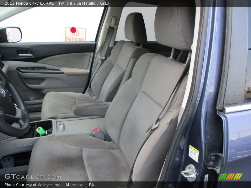 Twilight Blue Metallic / Gray 2012 Honda CR-V EX 4WD