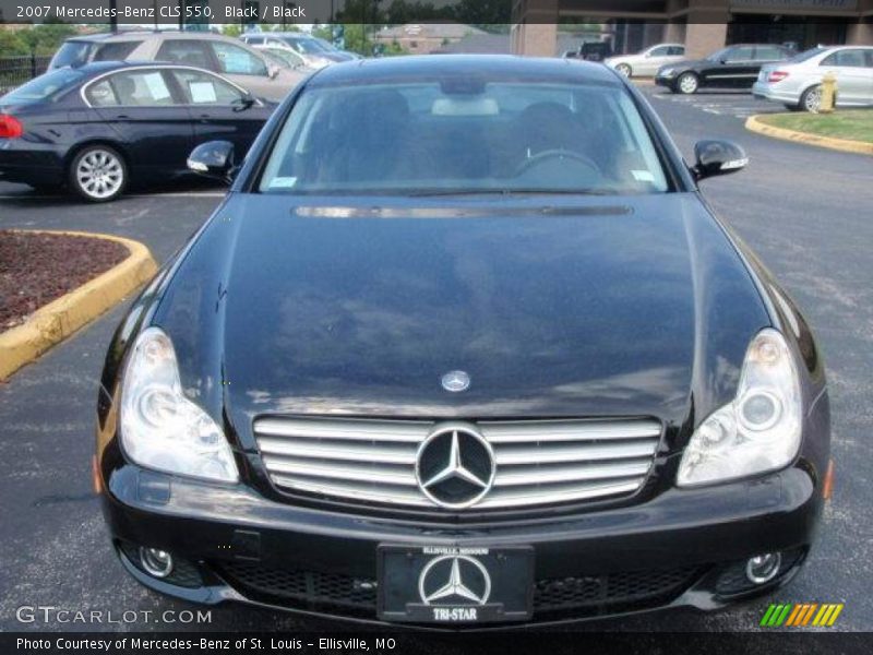 Black / Black 2007 Mercedes-Benz CLS 550