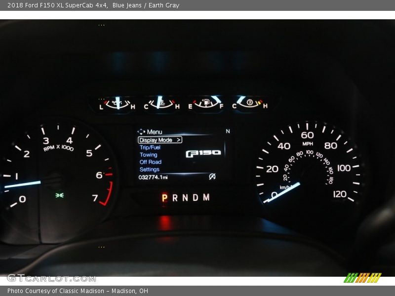 Blue Jeans / Earth Gray 2018 Ford F150 XL SuperCab 4x4