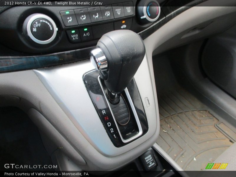 Twilight Blue Metallic / Gray 2012 Honda CR-V EX 4WD
