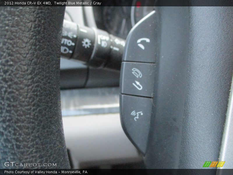 Twilight Blue Metallic / Gray 2012 Honda CR-V EX 4WD