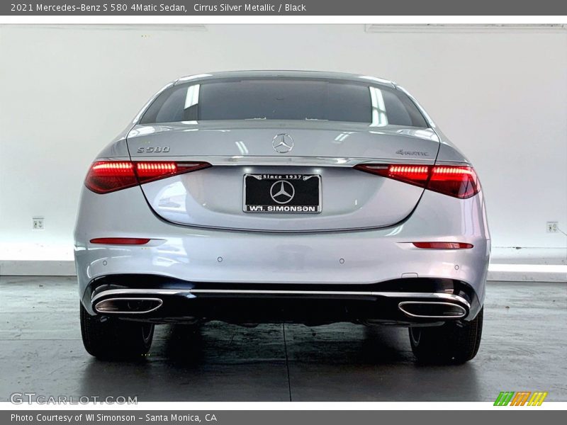 Cirrus Silver Metallic / Black 2021 Mercedes-Benz S 580 4Matic Sedan