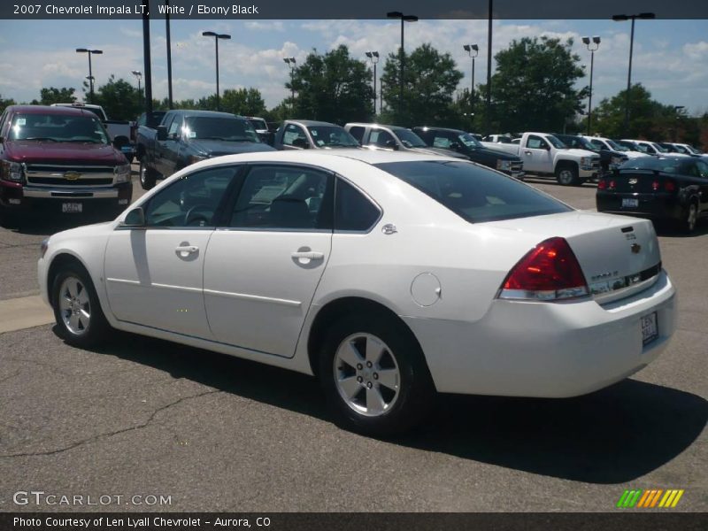 White / Ebony Black 2007 Chevrolet Impala LT
