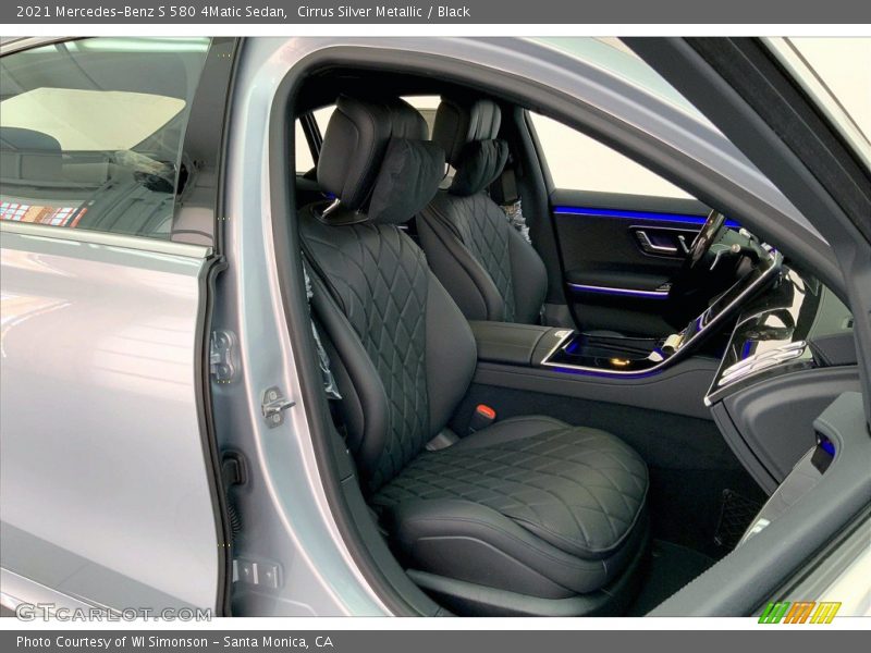 Cirrus Silver Metallic / Black 2021 Mercedes-Benz S 580 4Matic Sedan