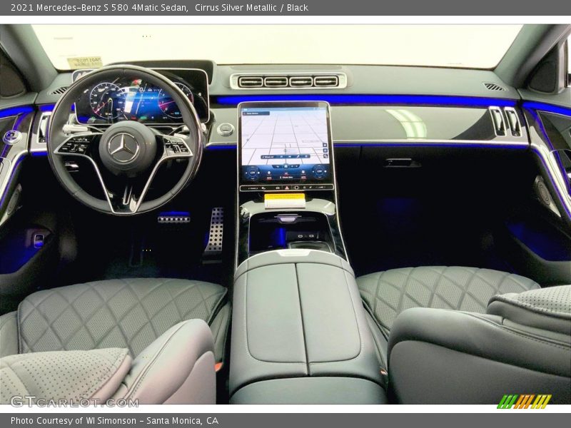 Cirrus Silver Metallic / Black 2021 Mercedes-Benz S 580 4Matic Sedan