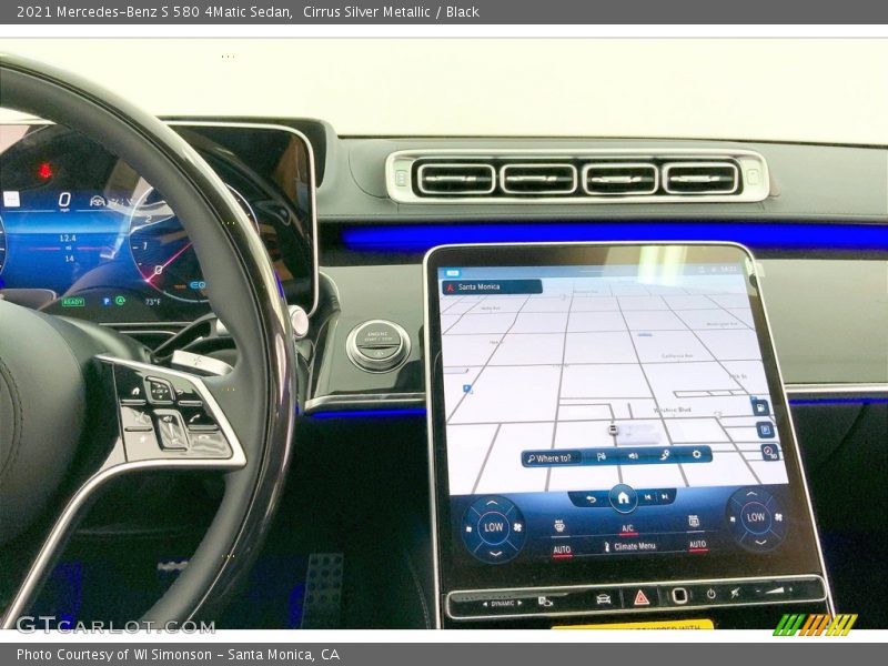 Cirrus Silver Metallic / Black 2021 Mercedes-Benz S 580 4Matic Sedan