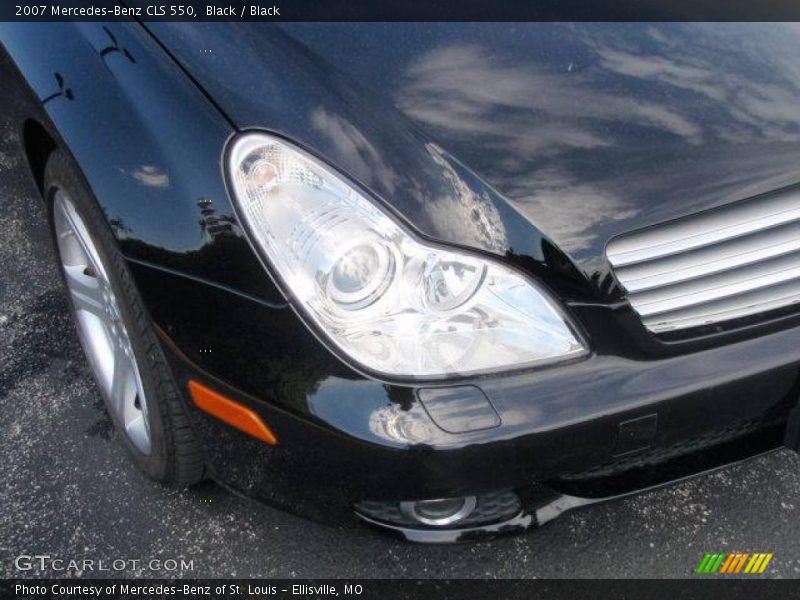 Black / Black 2007 Mercedes-Benz CLS 550