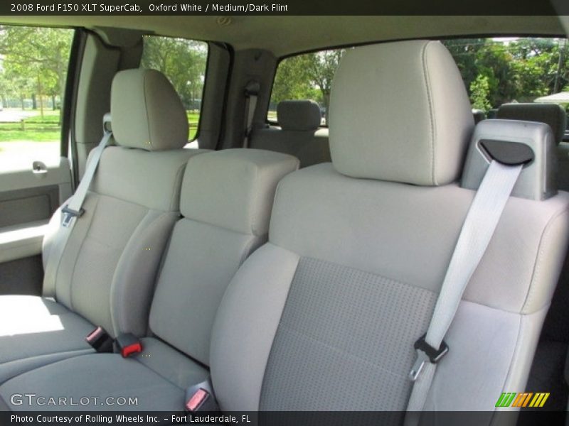 Oxford White / Medium/Dark Flint 2008 Ford F150 XLT SuperCab