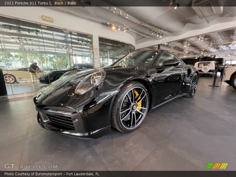  2021 911 Turbo S Black