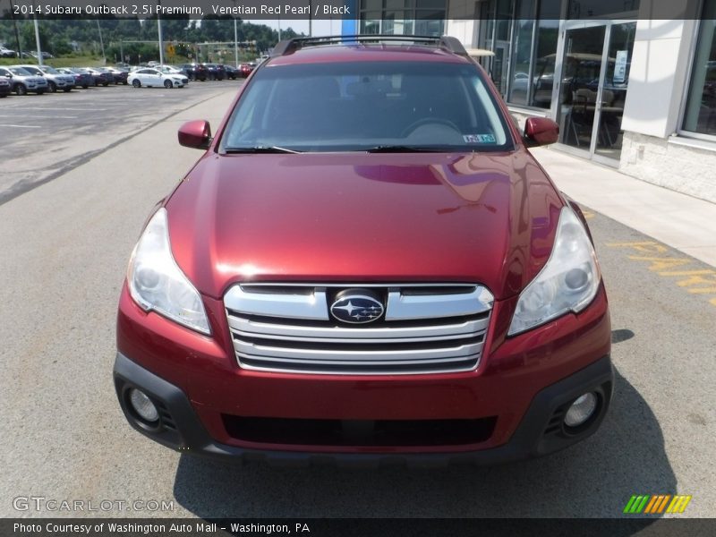 Venetian Red Pearl / Black 2014 Subaru Outback 2.5i Premium