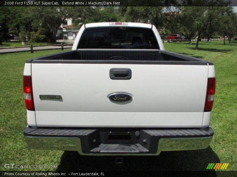 Oxford White / Medium/Dark Flint 2008 Ford F150 XLT SuperCab