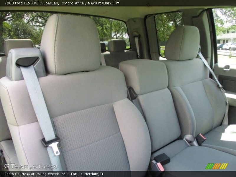 Oxford White / Medium/Dark Flint 2008 Ford F150 XLT SuperCab