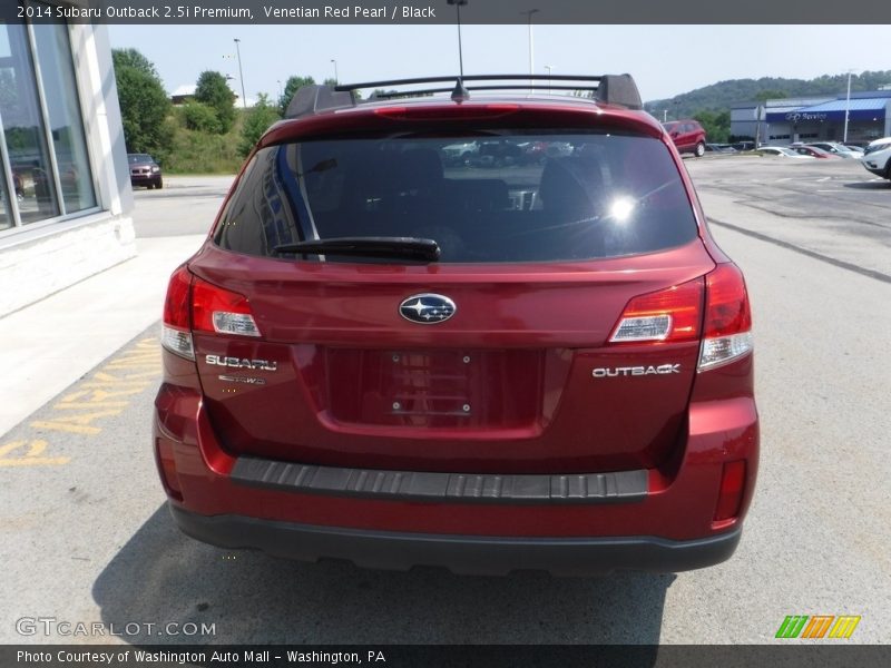 Venetian Red Pearl / Black 2014 Subaru Outback 2.5i Premium