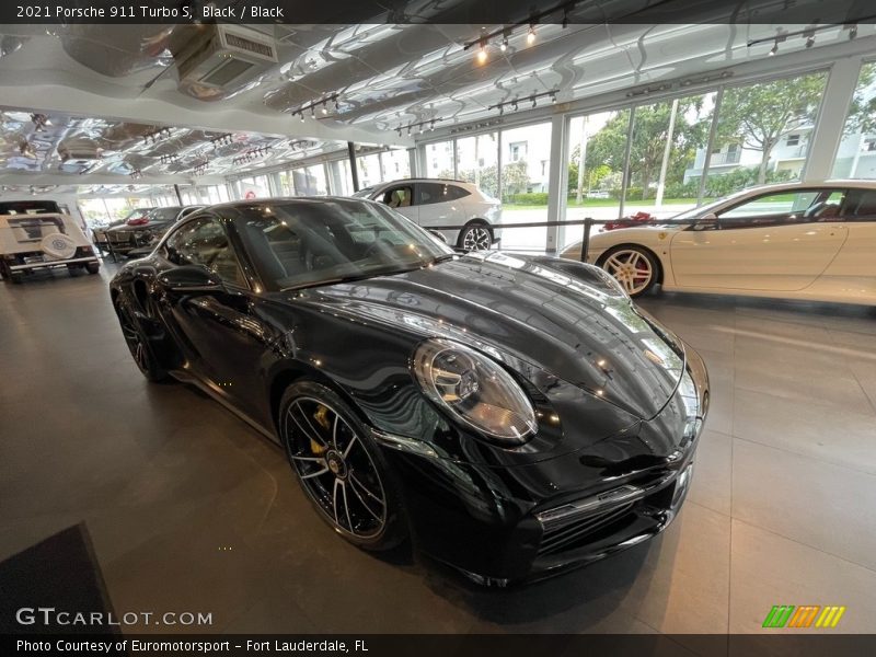 Black / Black 2021 Porsche 911 Turbo S