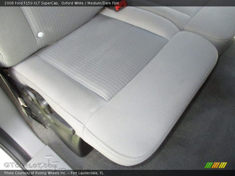 Oxford White / Medium/Dark Flint 2008 Ford F150 XLT SuperCab
