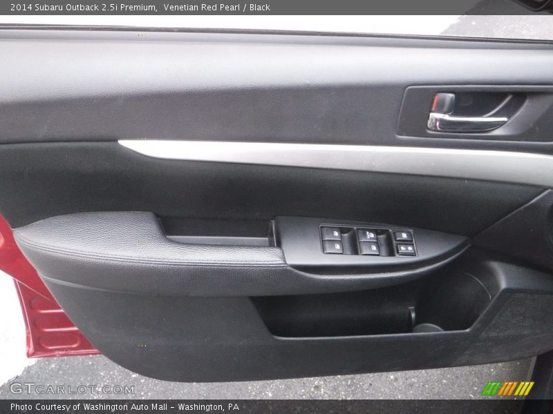Venetian Red Pearl / Black 2014 Subaru Outback 2.5i Premium