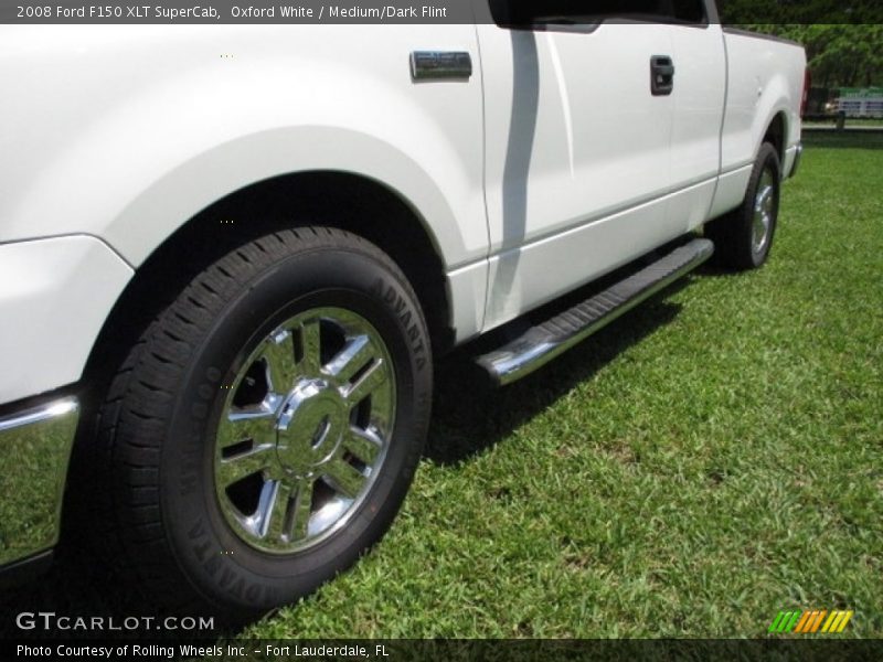 Oxford White / Medium/Dark Flint 2008 Ford F150 XLT SuperCab