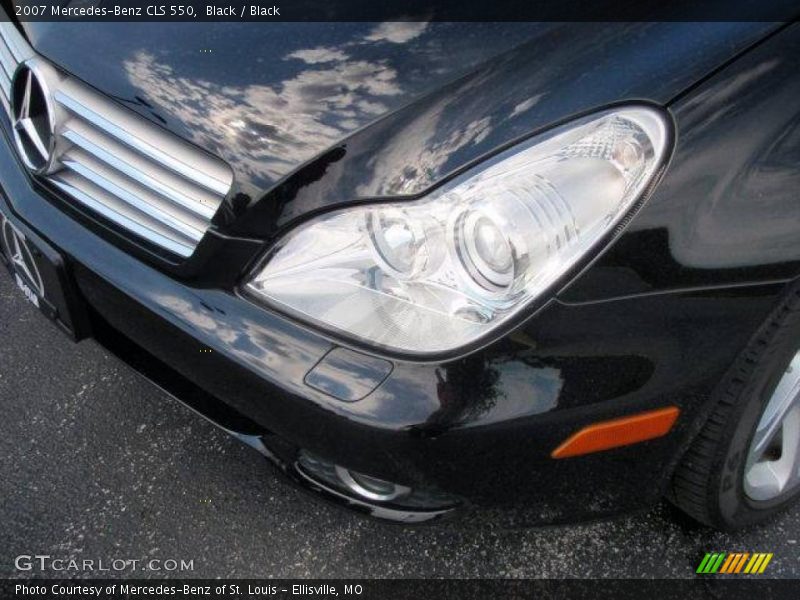 Black / Black 2007 Mercedes-Benz CLS 550