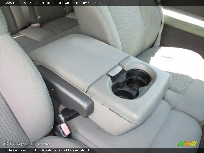 Oxford White / Medium/Dark Flint 2008 Ford F150 XLT SuperCab