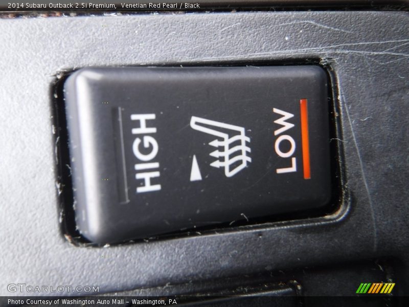 Venetian Red Pearl / Black 2014 Subaru Outback 2.5i Premium