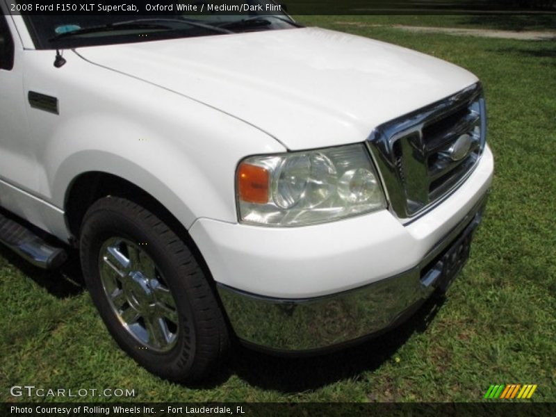 Oxford White / Medium/Dark Flint 2008 Ford F150 XLT SuperCab