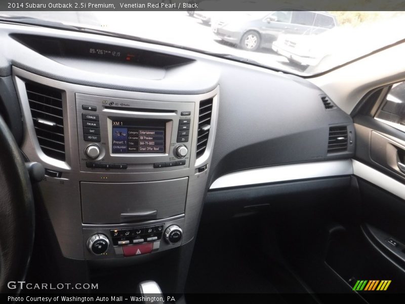Venetian Red Pearl / Black 2014 Subaru Outback 2.5i Premium
