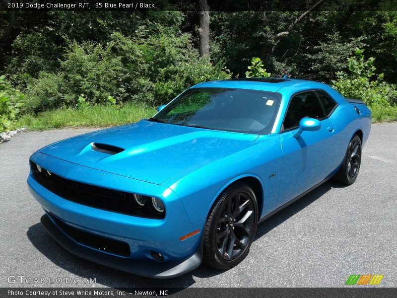 B5 Blue Pearl / Black 2019 Dodge Challenger R/T