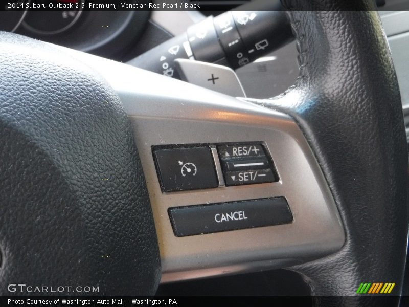 Venetian Red Pearl / Black 2014 Subaru Outback 2.5i Premium