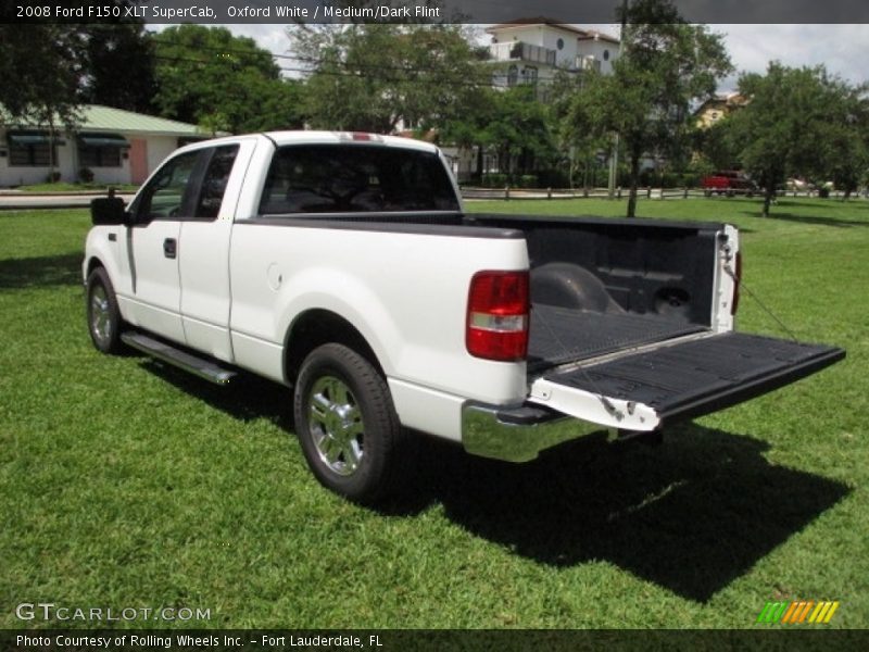 Oxford White / Medium/Dark Flint 2008 Ford F150 XLT SuperCab