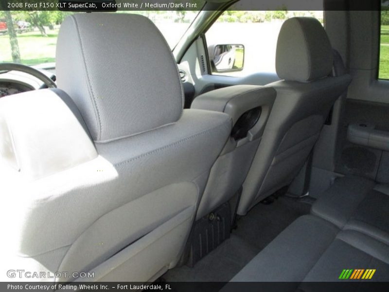 Oxford White / Medium/Dark Flint 2008 Ford F150 XLT SuperCab