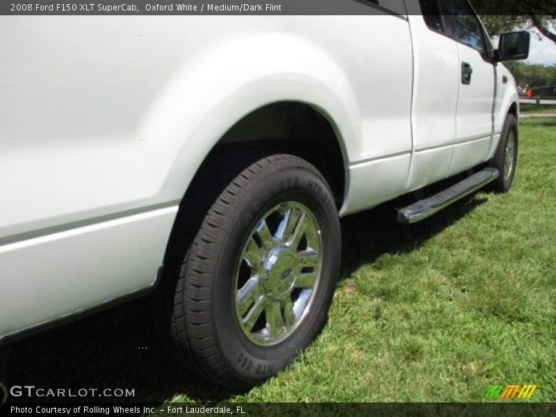 Oxford White / Medium/Dark Flint 2008 Ford F150 XLT SuperCab