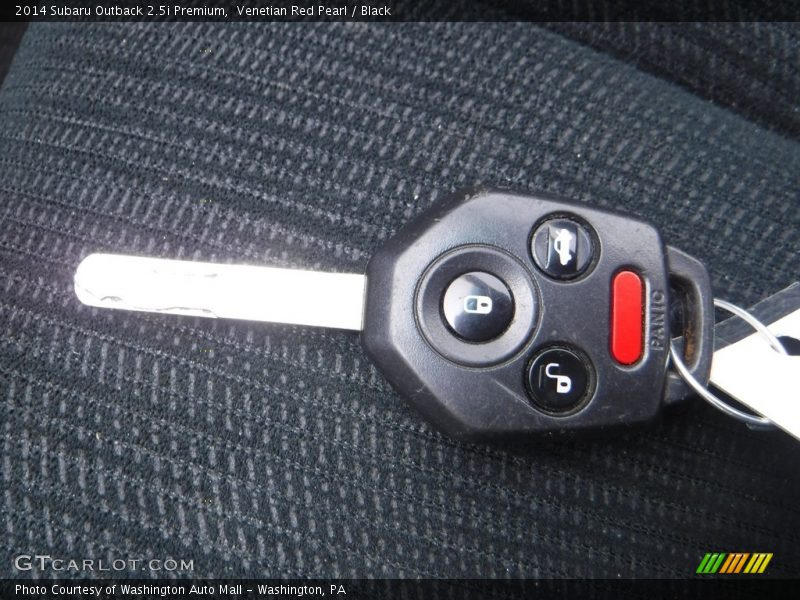 Venetian Red Pearl / Black 2014 Subaru Outback 2.5i Premium