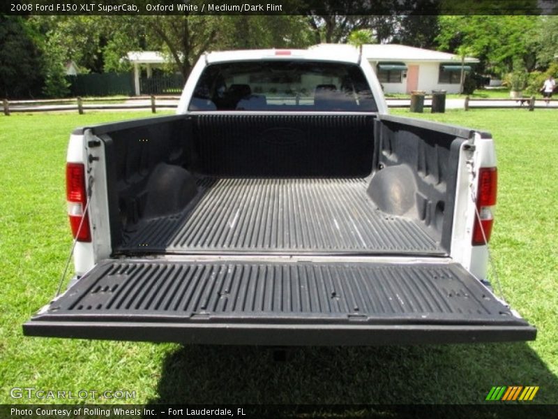 Oxford White / Medium/Dark Flint 2008 Ford F150 XLT SuperCab