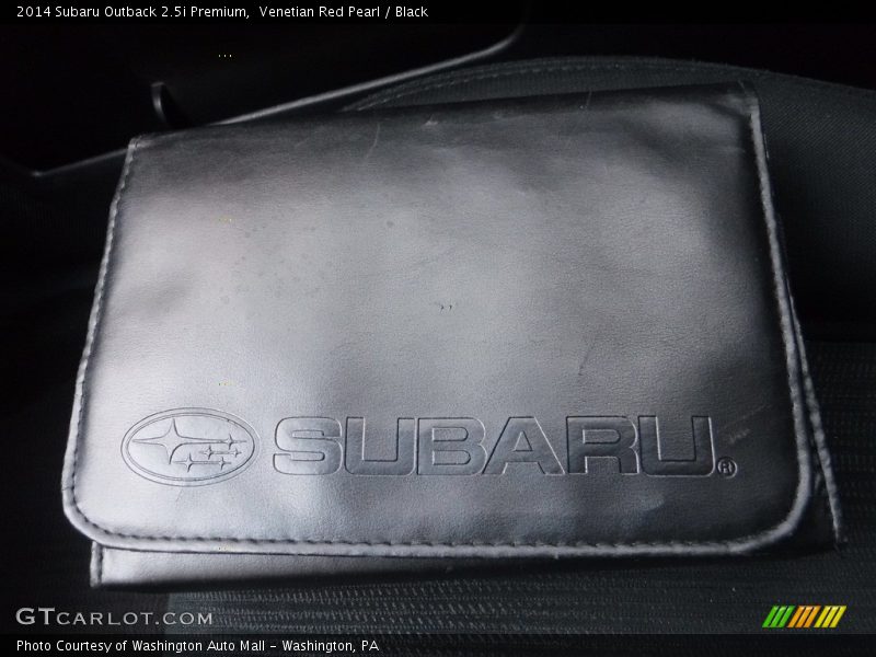 Venetian Red Pearl / Black 2014 Subaru Outback 2.5i Premium