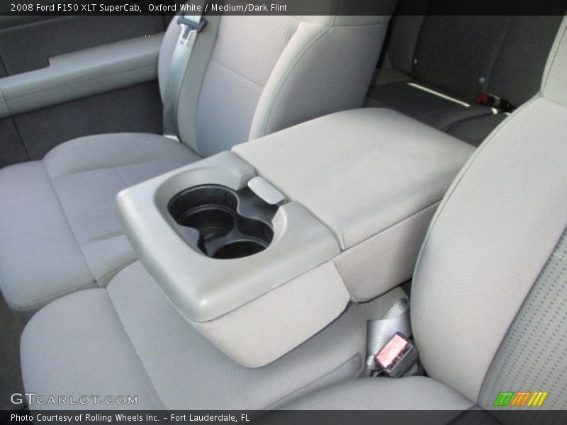 Oxford White / Medium/Dark Flint 2008 Ford F150 XLT SuperCab